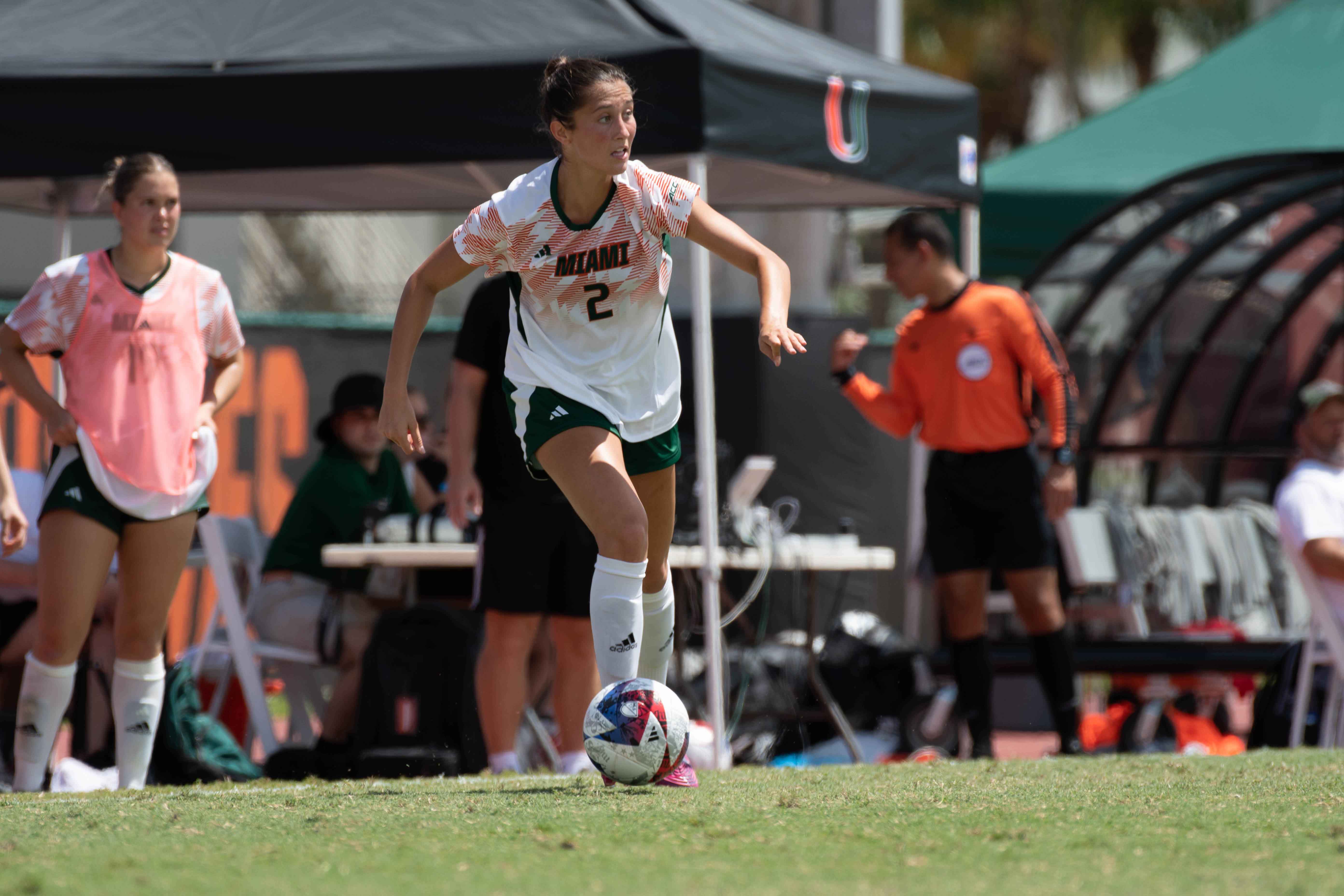 Miami midfielder Maya Rogers, Sept. 2023